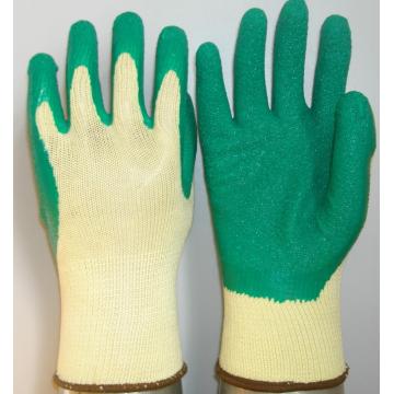 Guantes con palma de látex