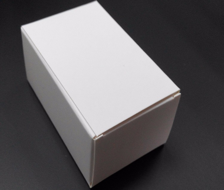 Free sample white blank packaging box