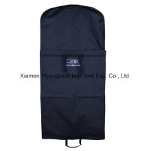 Sac de porte-vêtement de costume bleu marine personnalisé de luxe