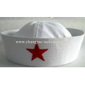 Print and embroidery cotton sea boat cap sailor hat