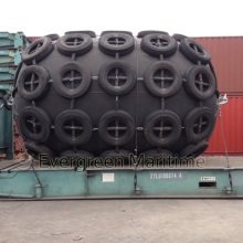 Qingdao Made Floating Yokohama type Cylindrical Marine Fiber Fender for Dock