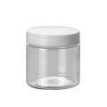 Melhor preço de boa qualidade âmbar fosco transparente cor cosmética Pet Jars 100ml 200ml 250ml 300ml