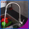 Fyeer Brass Body Nickle Brushed Kitchen Sink Faucet