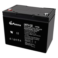 12V75AH wieder aufladbarer SLA Deep Cycle VRLA AGM -Batterie