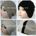 Hiver acrylique bonnet chaud