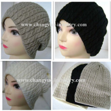 Hiver acrylique bonnet chaud