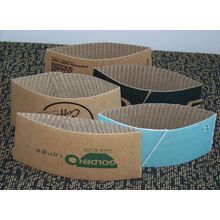 Kraft Paper Coffee Cup Sleeve for Fast Food restaurant