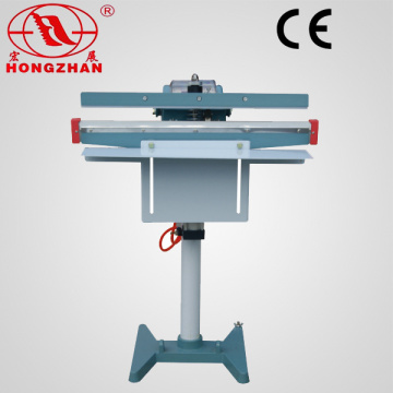 Automáticos Pedal sellado máquina pie sellador de eléctrico magnético y cilindro neumático, impresora de código de