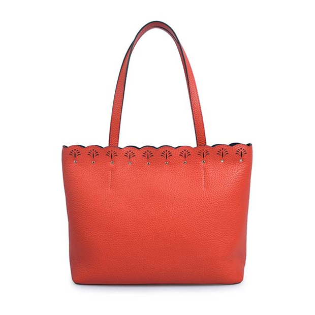 Leather women shoulder tote bag