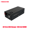 30 Port USB 300W Power Charger Mobiltelefon