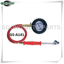 Dual-head chuck Dial Type Tire Pressure Gauge for heavy truck