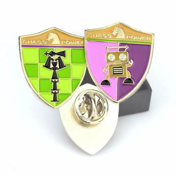 Gros personnalisé or métal épinglette Badge