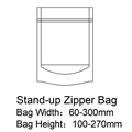 stand up pouch with zipper pouch machine