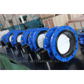 PTFE Disc Double Flanged Butterfly Valve with Ce ISO Approved