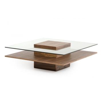 Tables basses contemporaines table basse en noix