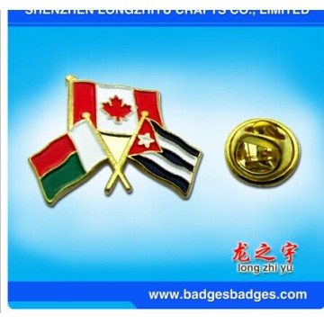 Insigne de drapeau Drapeau de compétition combiné Badge d&#39;amitié