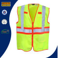 Мужская 100% полиэстер Hi Vis Светоотражающая лента Safety Vest