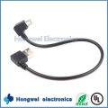 Turn 90 Degree Micro USB 2.0 Male to Male Data Sync Charge USB Cable