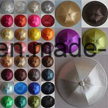 Bordado do cetim Kippah judaico / Kippot Kipot Yarmullka Chapéu Boné