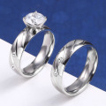 Cheap 2 Piece Engagement And Wedding Ring Set