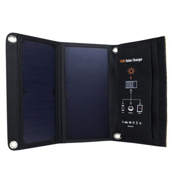 15W Universal Solar Panel Battery Charger for iPhone iPad Galaxy