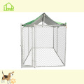 Outdoor large metal movable silver chain link kennel