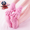 Cuidado manos cuidado belleza piel hidratante Gel talón SPA Gel calcetín con diferentes colores los pies