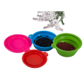 Оптом экономьте место Силиконовые Pet Pet Bowl Travel Bowl