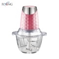 Bol en verre rose Hachoir 300W