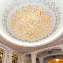 Plafonnier led d&#39;intérieur globe d&#39;or de couloir d&#39;hôtel