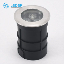 LEDER 3W Черный светодиодный фонарь для освещения окружающего пространства