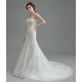 OEM Sweatheart A-Line embroidery  Sexy Backless Bridal Gown Train Lace Wedding Dresses