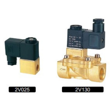 2V Serie Messing 2/2 stromlos geschlossenes Magnetventil