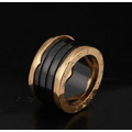 Brand Black Ceramics Spring Rings For Women