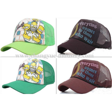 Fashion print custom mesh trucker cap hat for sale