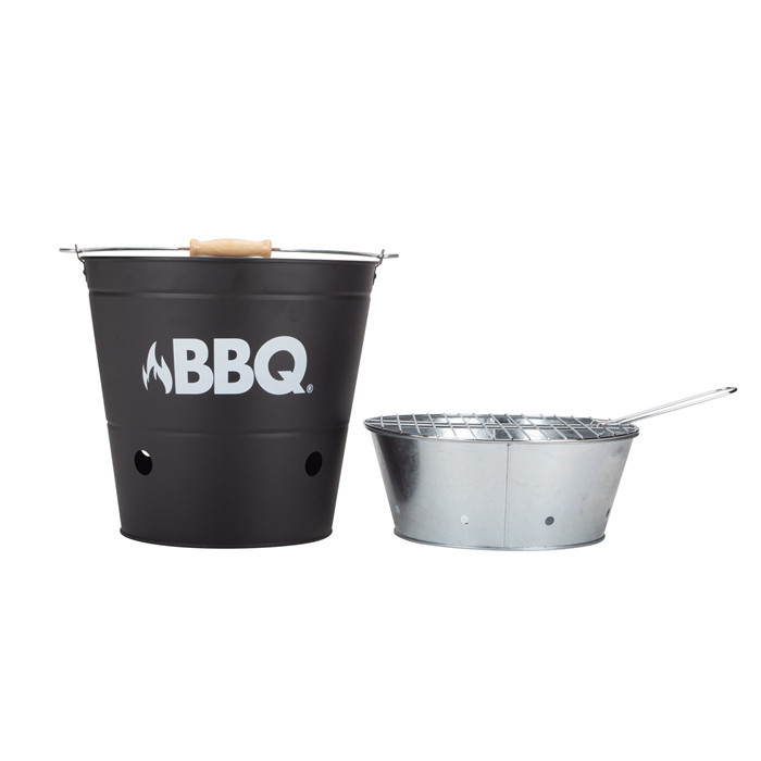 Steel Barbecue Bucket Grease Bucket 