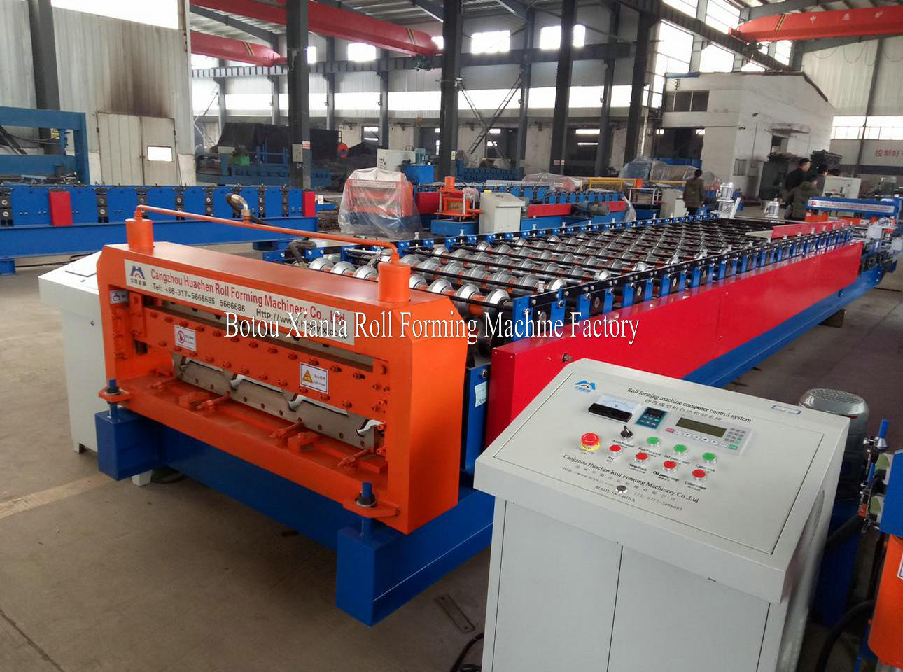 two heads roll forming machine