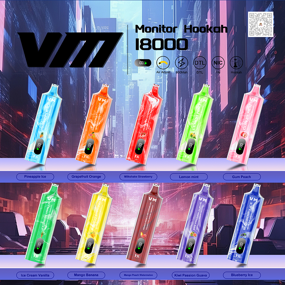Monitor Hookah Vape 18000 puff Monitor Hookah Vape 18000 puff