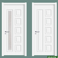 Flat Panel Interior Veneer Moulded Wooden Door