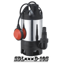 (SDL400D-10S) Aço inoxidável bomba submersível de jardim com duas saídas para a água suja ou água limpa