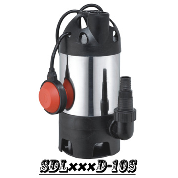 (SDL400D-10S) Aço inoxidável bomba submersível de jardim com duas saídas para a água suja ou água limpa