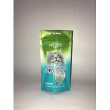 Envasado de comida para gatos Stand Up Bag con cremallera