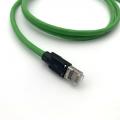 X Code M12 до RJ45 CAT6A Промышленный кабель