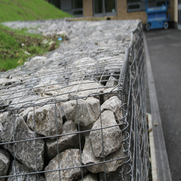 Panier galvanisé en pierre soudée en pierre