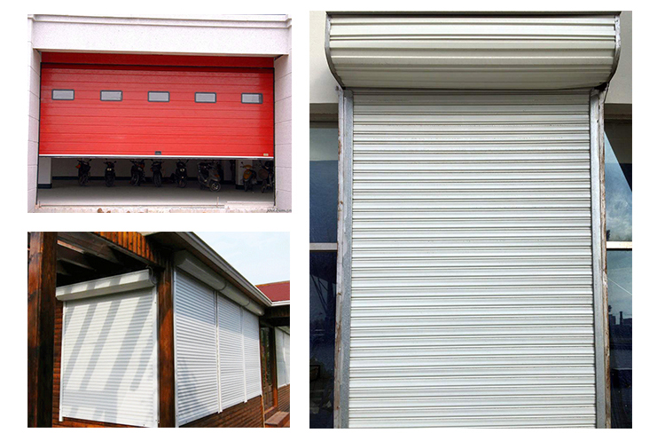 application of the shutter door slat