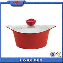 China Supplier Glass or Aluminum Lid Mini Cooking Pot