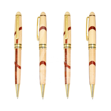 Customized Logo Wood Pen Advertsiing Wood Ball Pen