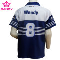 Camisa de rugby esportiva de estilo único personalizado