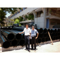 HDPE pipe line for water transportation and distribution