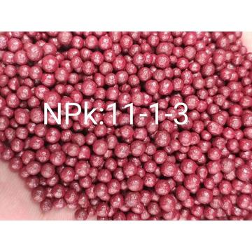 NPK Fertilizante orgánico granular en agricultura